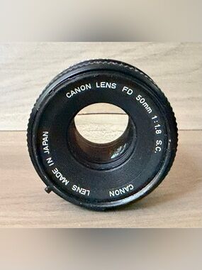 Canon FD 50mm f/1.8 Prime Lens Vintage